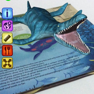 Children Dinosaur Book Children Encyclopedia Mosasaurus Roar Page